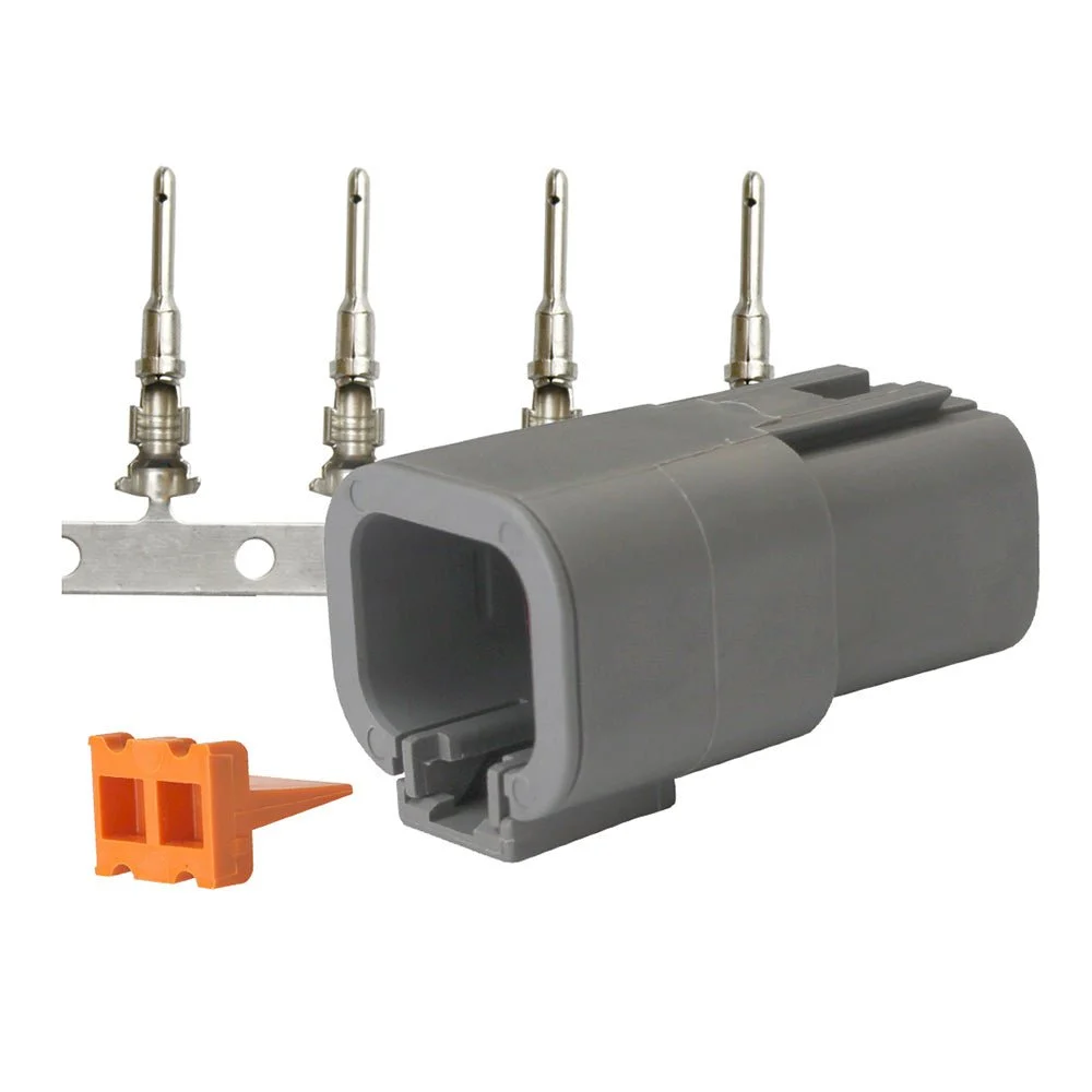 Pacer DTP Deutsch Receptacle Repair Kit - 14-12 AWG (4 Position) – Marine Electrical Replacement Part