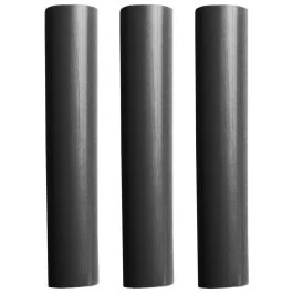 Pacer Battery Cable Heat Shrink Tubing - 1" X 12" - Black (3-Pieces)