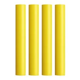 Pacer Battery Cable Heat Shrink Tubing - 3/4" X 12" - Yellow (4-Pieces)