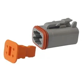 Pacer Deutsch Dt Plug & Wedge Lock Kit - 4 Position - 10 Pack