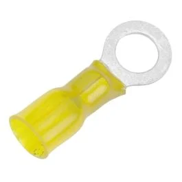Pacer 12-10 Awg Heat Shrink Ring Terminal - 5/16" Stud Size - 25 Pack