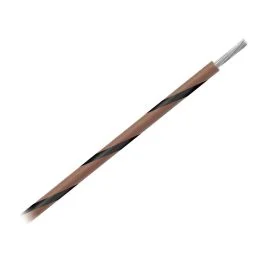Pacer 14 Awg Gauge Striped Marine Wire 1000' Spool - Brown W/Black Stripe