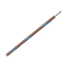 Pacer 16 Awg Gauge Striped Marine Wire 500' Spool - Brown W/Blue Stripe
