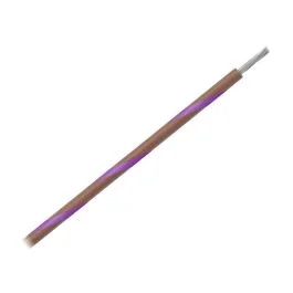 Pacer 16 Awg Gauge Striped Marine Wire 500' Spool - Brown W/Violet Stripe