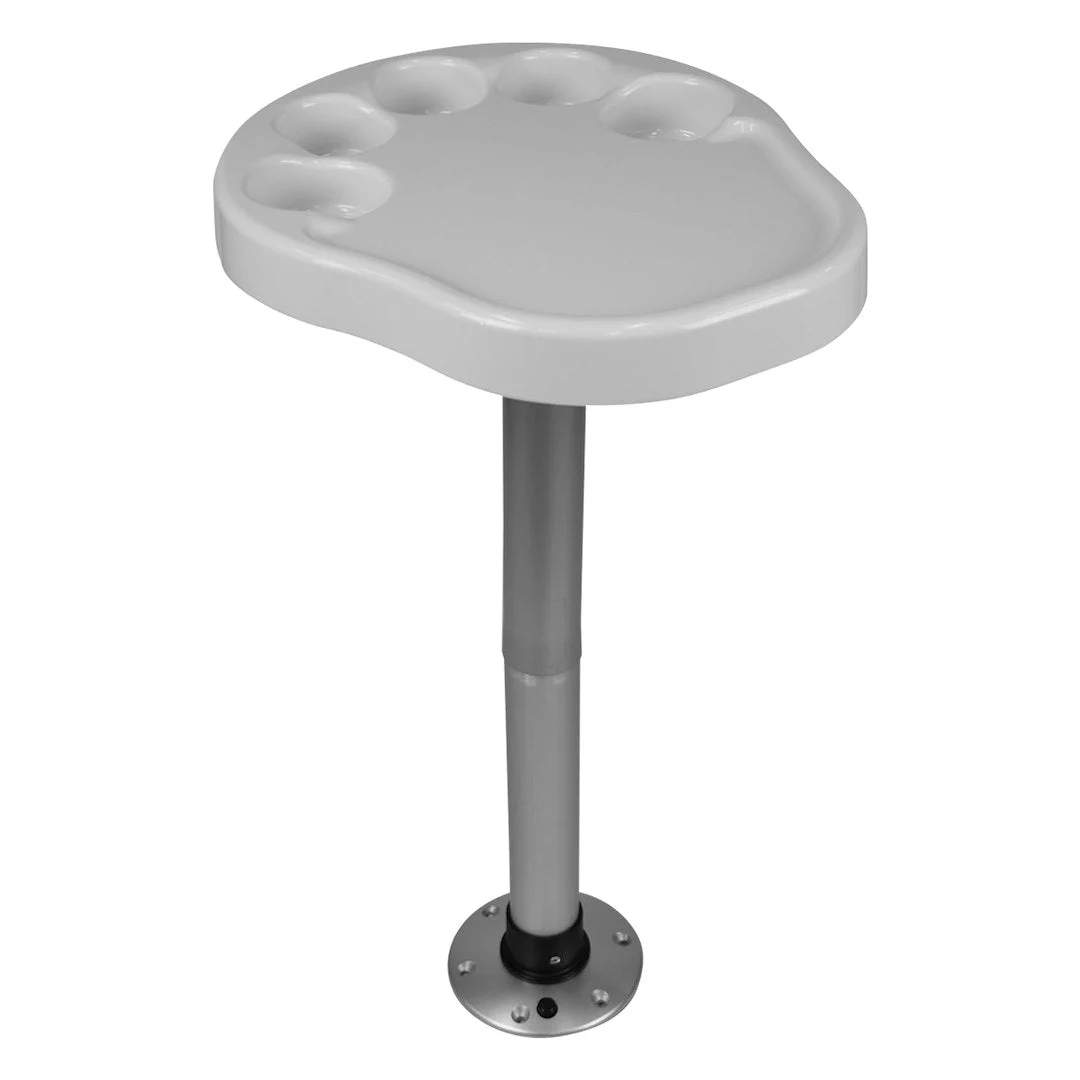 PARTY PLATTER TABLE WHITE WITH POST