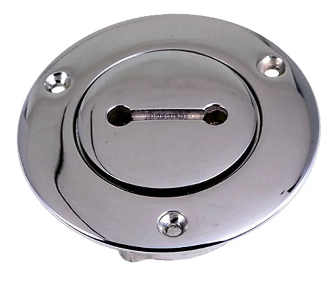 Perko Deck Plate Fill Diesel - Chrome 1-1/2"