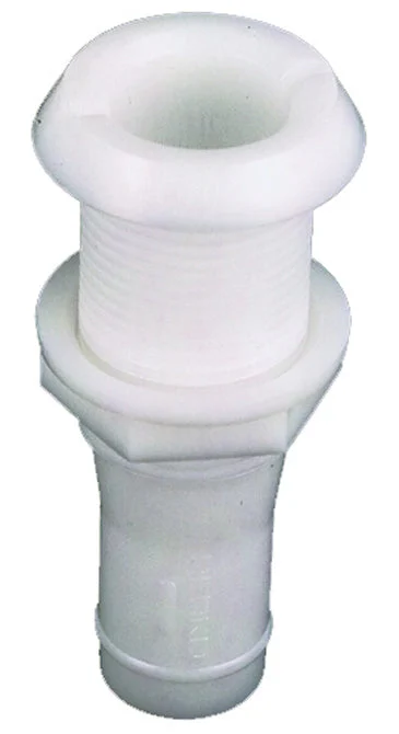 Perko Thru-Hull Connection White Plastic 1/2" Narrow Flange
