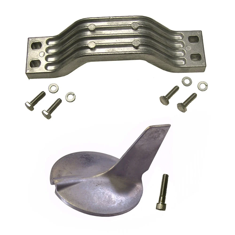 Performance Metals 200-300hp Outboard 200-300HP 2 Stroke Outboard Complete Anode Kit - Aluminum