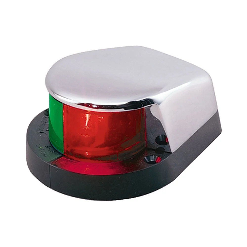 Perko 12V Bi-Color Bow Light Black Base Chrome Plated Top MADE IN THE USA – Marine Boat Replacement Part