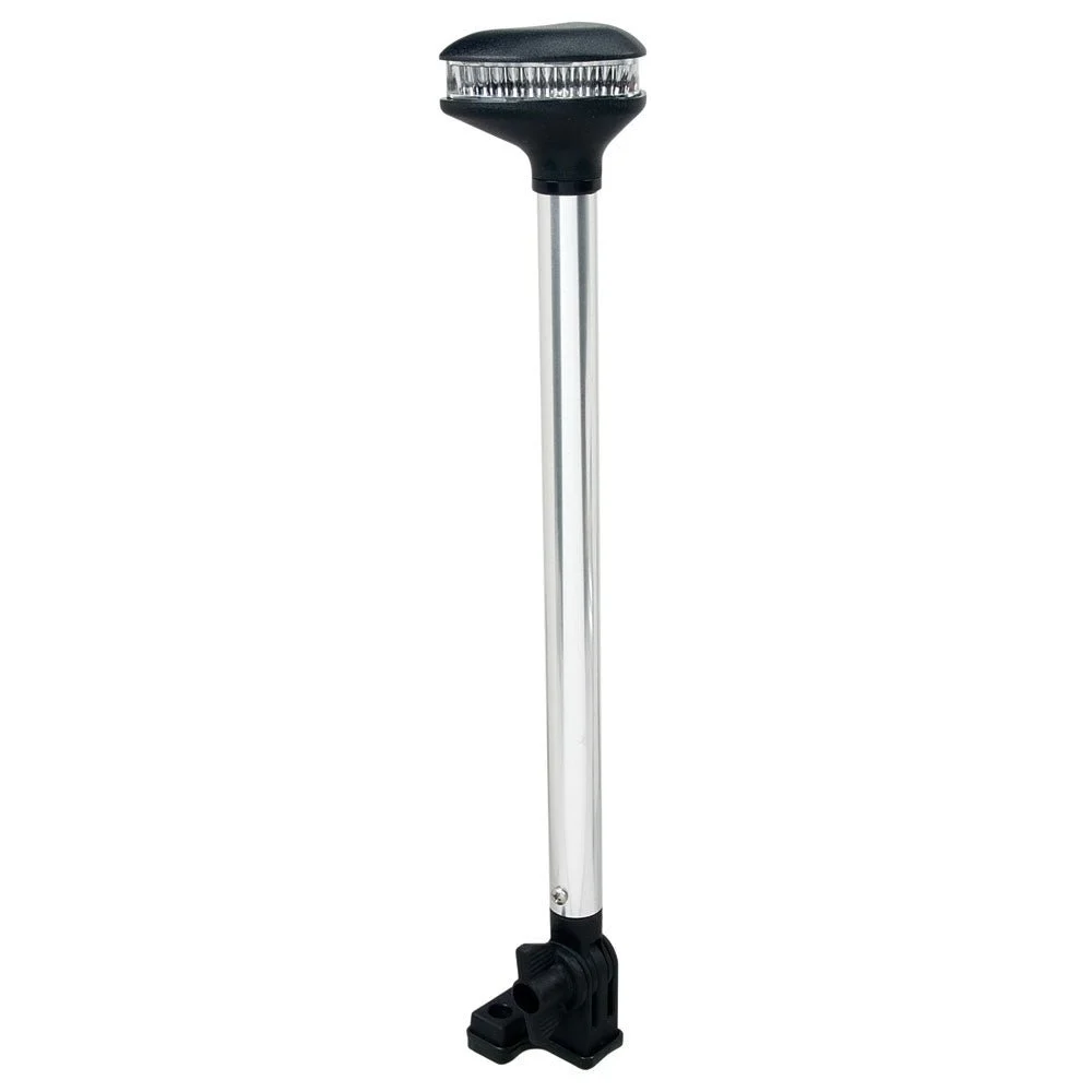 Perko Stealth Series - L.E.D. Fold Down White All-Round Light - 13-3/8 – Marine Boat Replacement Part
