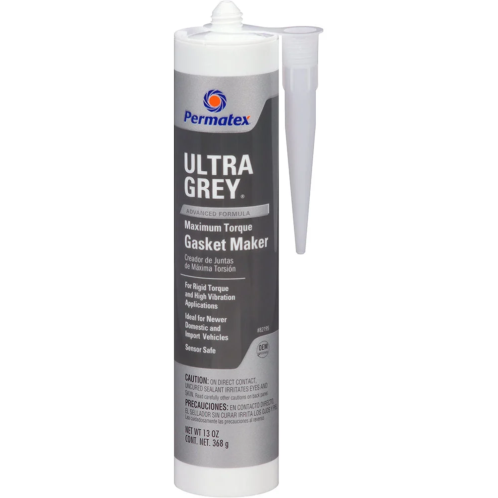 Permatex Ultra Grey Rigid High Torque RTV Silicone Gasket Maker - 13oz