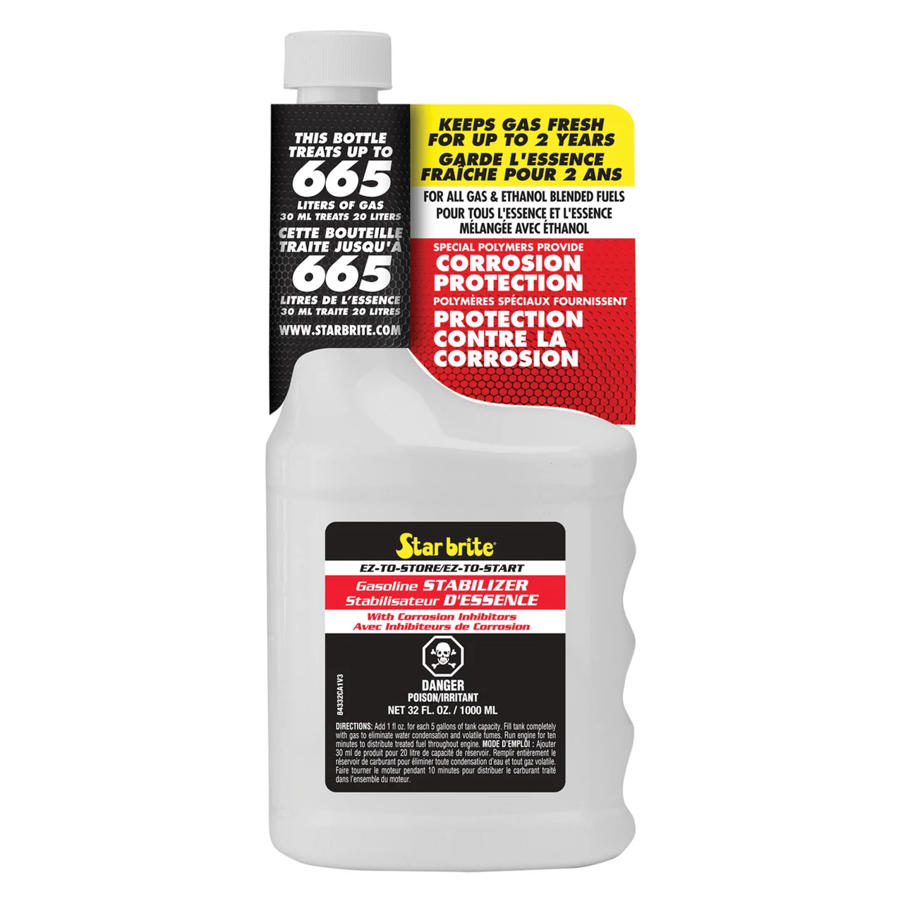Star brite 084332 EZ Store EZ Start Gas Storage Additive - 32 oz. - 84332