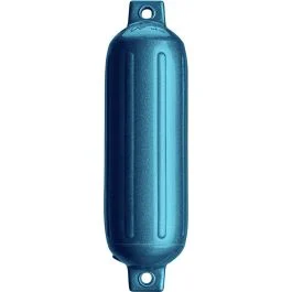 Polyform G-3 Twin Eye Fender 5.5" X 19" - Metallic Blue