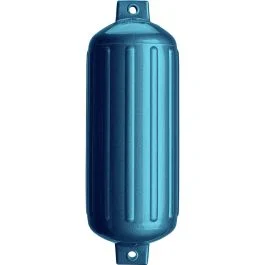 Polyform G-6 Twin Eye Fender 11" X 30" - Metallic Blue
