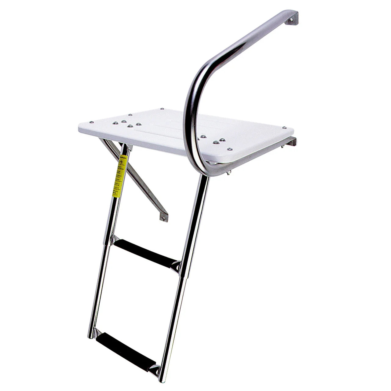 Garelick 19536 Eez-In Combo Outboard Transom Platform/Telescopic Ladder - 19536