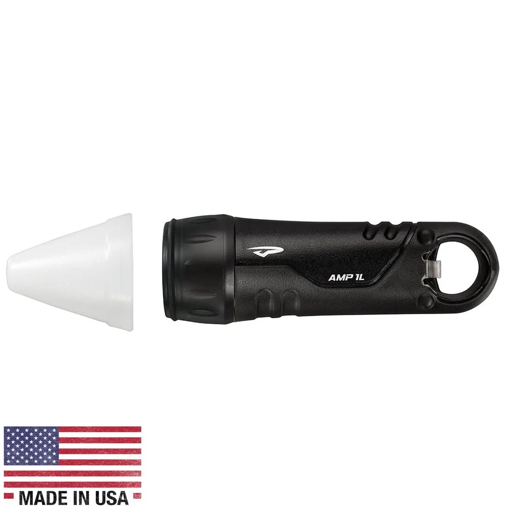 Princeton Tec Amp 1L w/ White Cone - Black – Marine Boat Replacement Part