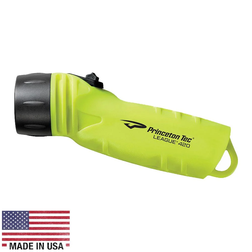 Princeton Tec League LED Flashlight - Neon Yellow – Marine Boat Replacement Part