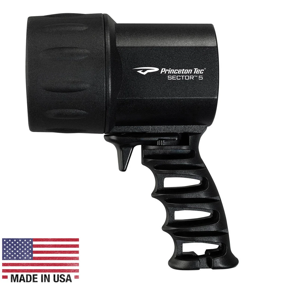 Princeton Tec Sector 5 Spotlight - Black – Marine Electrical Replacement Part
