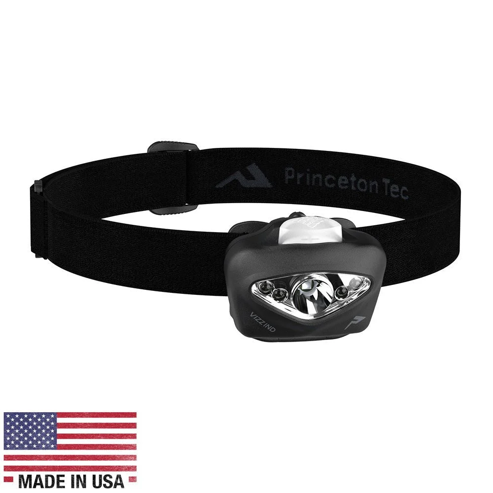 Princeton Tec VIZZ Industrial LED Headlamp - Black – Marine Boat Replacement Part