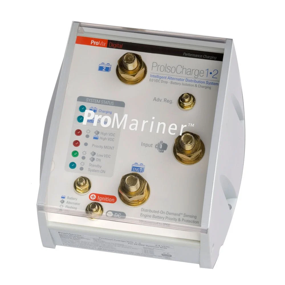 ProMariner ProIsoCharge Battery Isolator 120Amp 1-Alt 2-Bat - 12V – Marine Boat Replacement Part