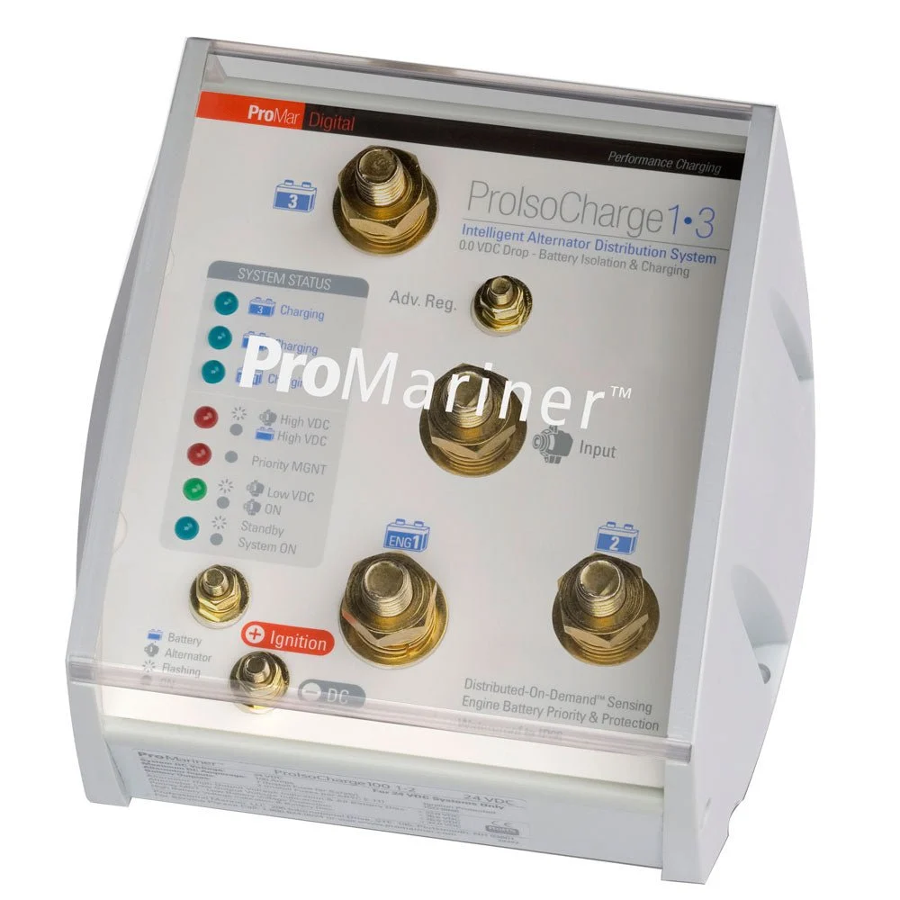 ProMariner ProIsoCharge Battery Isolator 120Amp 1-Alt 3-Bat - 12V – Marine Boat Replacement Part