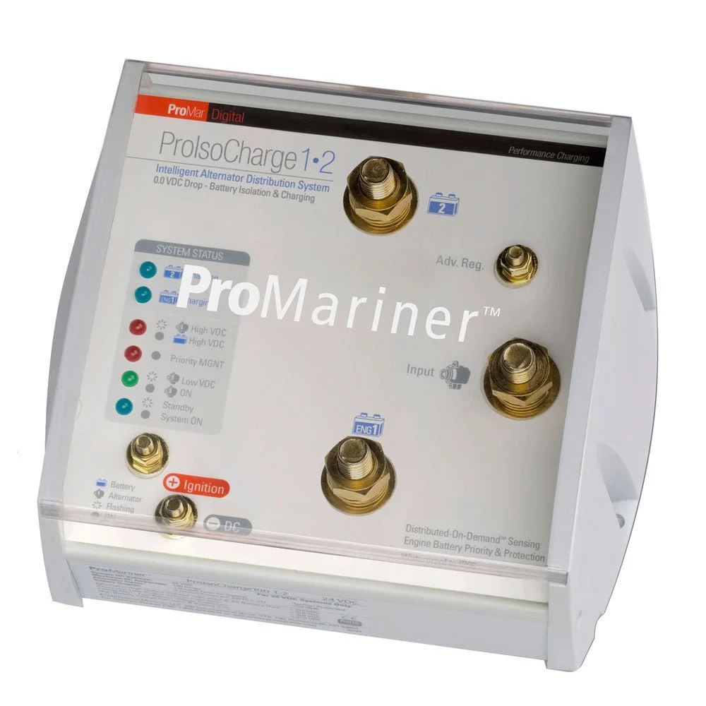 ProMariner ProIsoCharge Battery Isolator 250Amp 1-Alt 2-Bat - 12V – Marine Boat Replacement Part