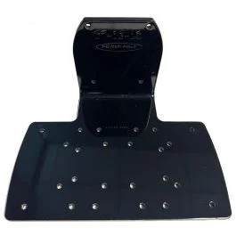Power-Pole Deck Trolling Mount - 13" Long - 10" Wide - Black