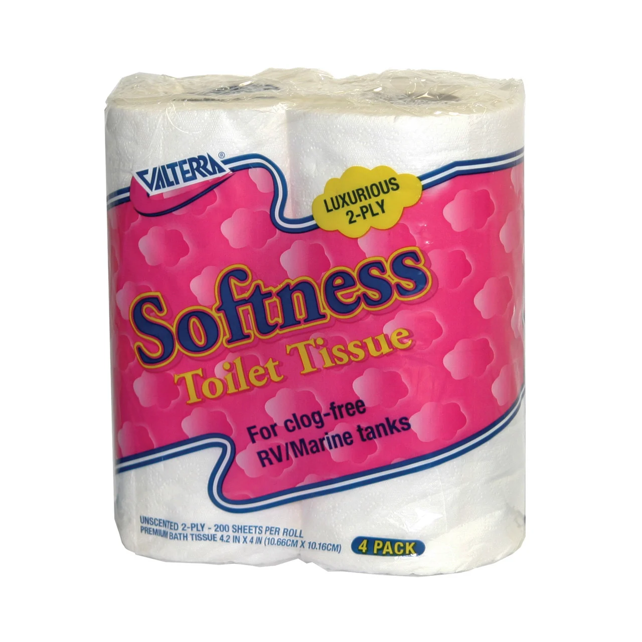 Valterra Q23630 Softness 2-Ply Toilet Tissue - Pack of 4 - Q23630