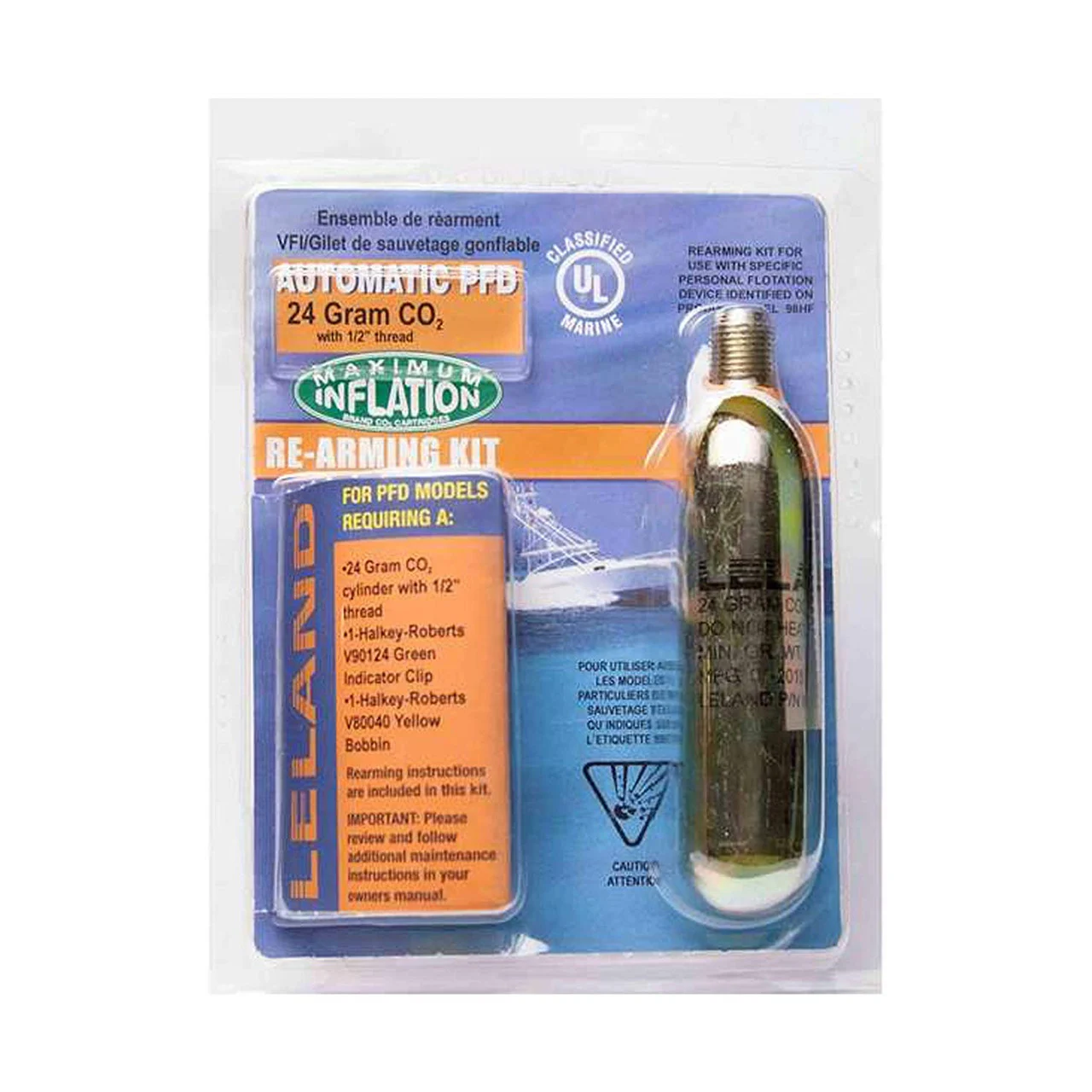 Throwraft 4403 TD2401 CO2 Re-Arm Kit with O Bayonet-1/2 Threaded - 4403