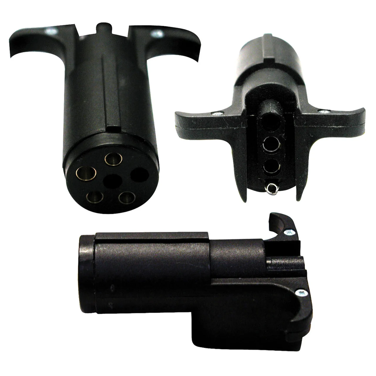 Peterson Manufacturing V5413 6-Way Round To 4-Way Flat Connector - V5413