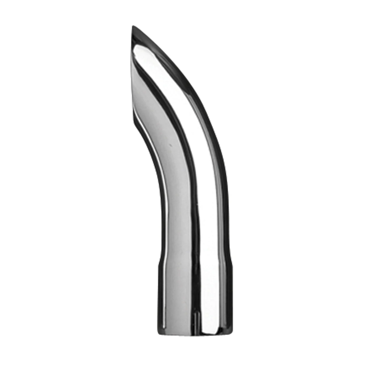 AP Products CTD-2500 Chrome Exhaust Turn-Down - 2-1/2 in. x 12 in. - CTD-2500