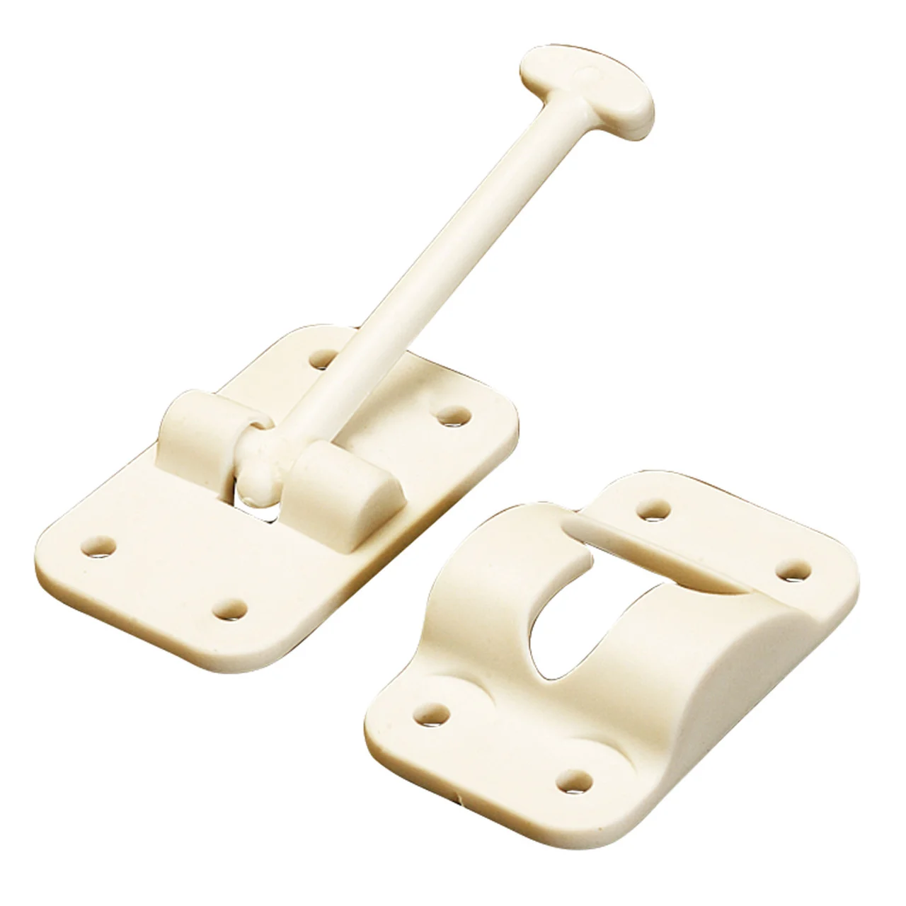 AP Products 013-084 Plastic Door Holdback - 3-1/2", Colonial White - 013-084