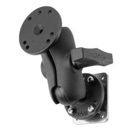 Ram Mount Drill-Down Dashboard Mount W/Backing Plate - C Size Short
