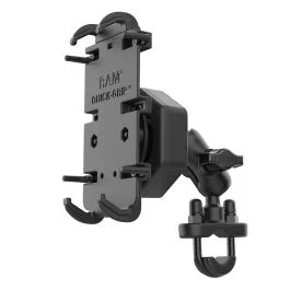 Ram Mount Ram Quick-Grip Xl Phone Mount W/Vibe-Safe & U-Bolt Base - Short