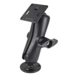 Ram Mount Ram Double Ball Mount W/75 X 75mm Vesa Plate & Jam Nut - Medium