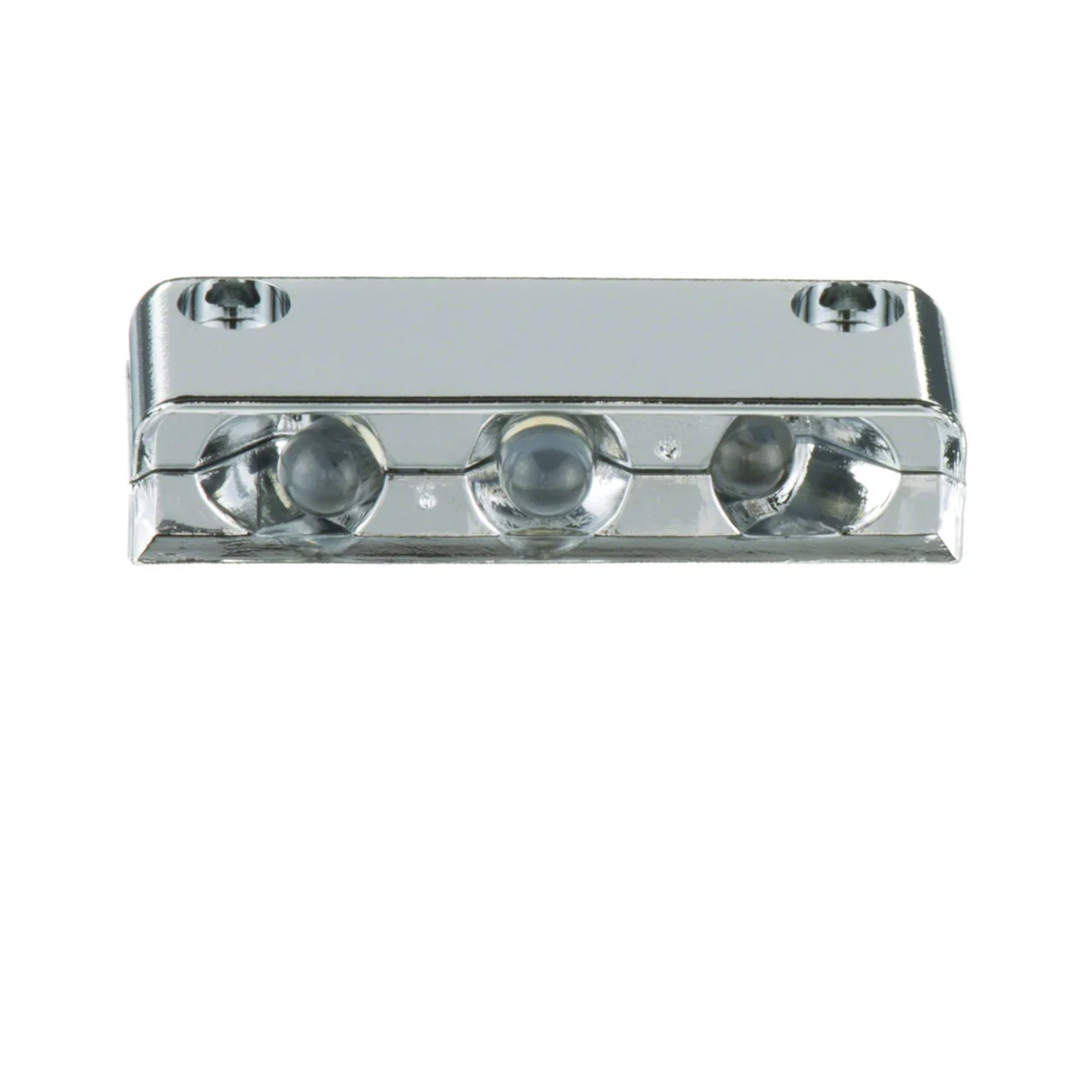 Innovative Lighting 003-5200-7 Surface Mount 3-LED Step Light - White, Chrome Case - 003-5200-7