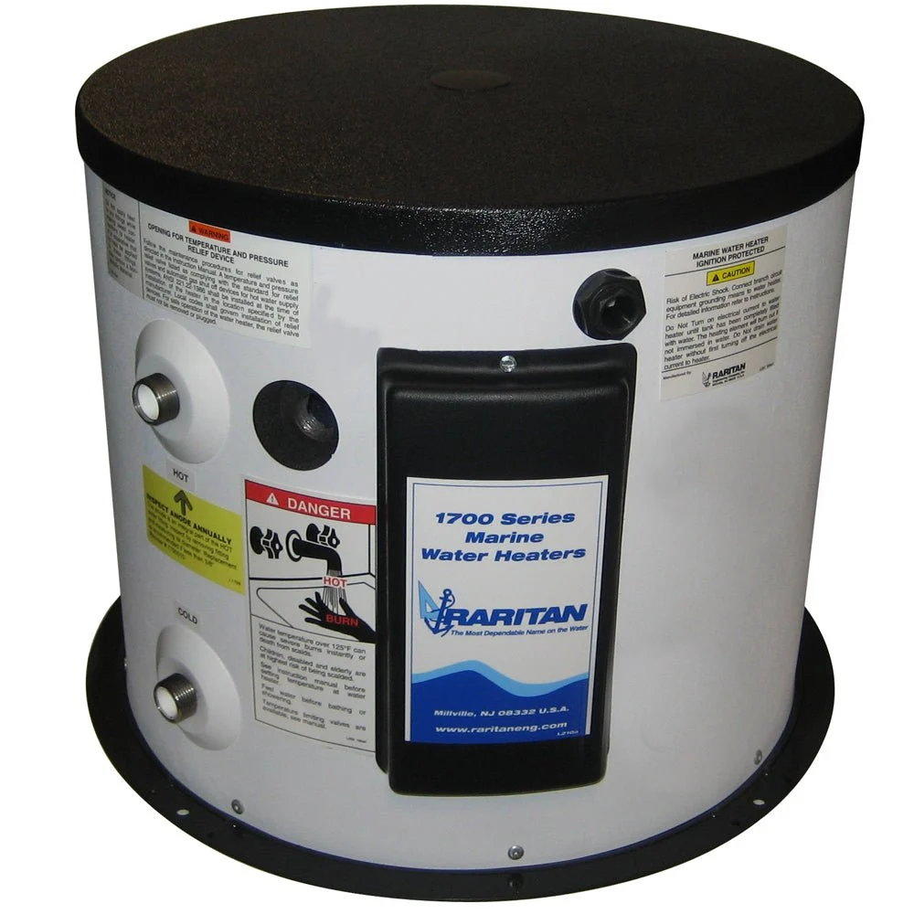 Raritan 12-Gallon Hot Water Heater w/o Heat Exchanger - 120V – Marine Engine Cooling Replacement Part