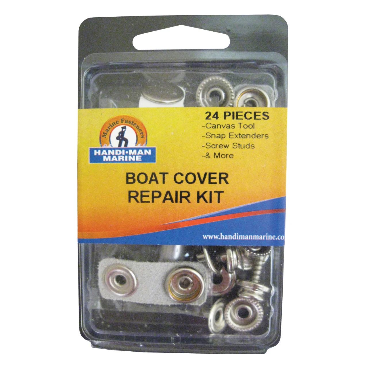 HandiMan Marine 561014 Boat Cover Repair Kit - 24-Piece Set - 561014