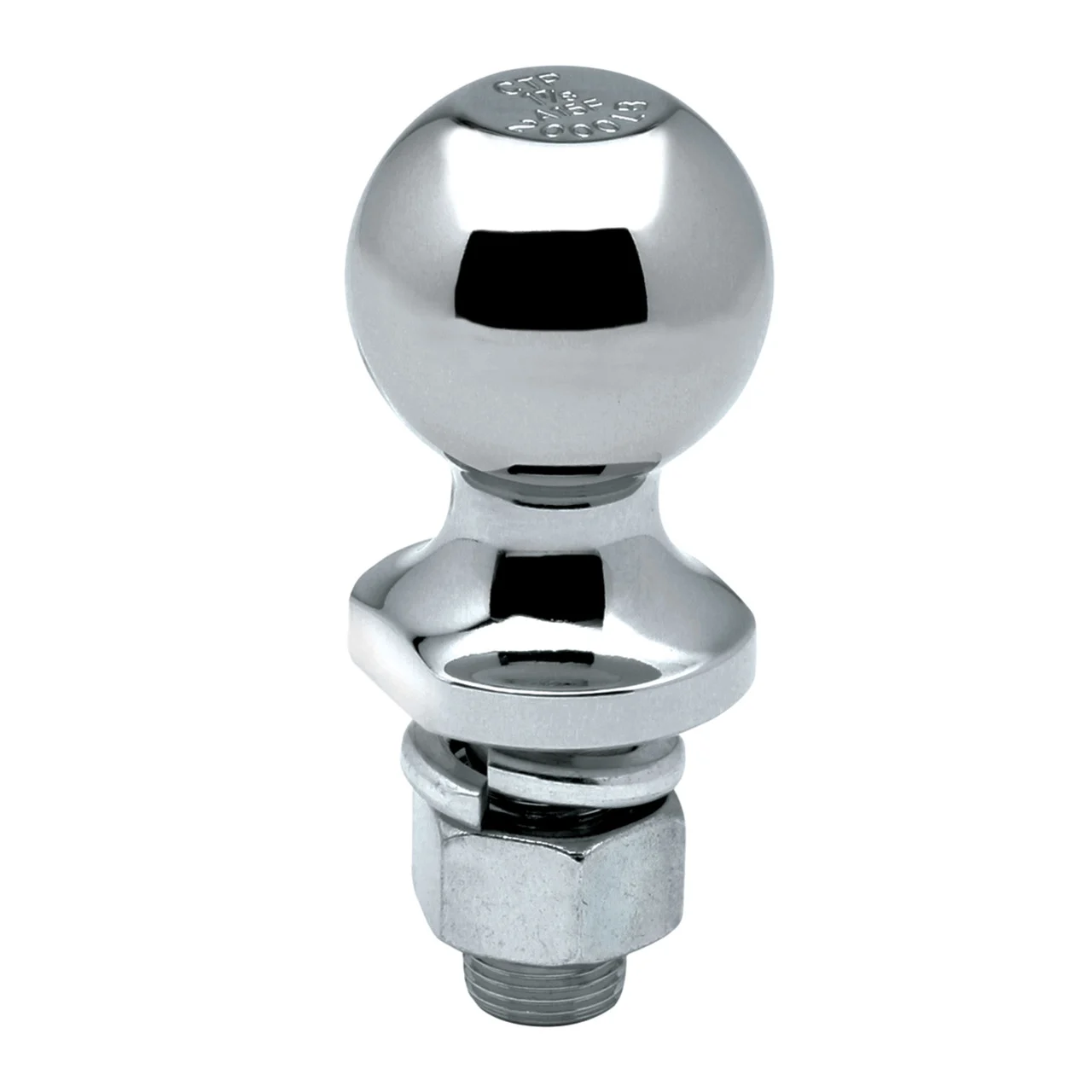 Reese 63884 Class I Hitch Ball, Chrome - 1-7/8" Ball x 1" x 2-1/8", 2,000 lbs. - 63884
