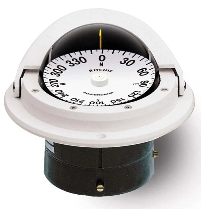 Ritchie Voyager Flush Mount Compass White
