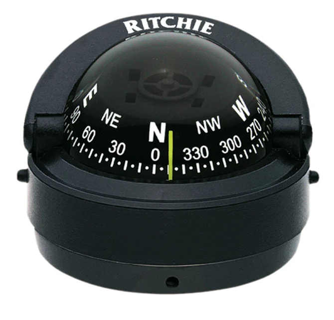 Ritchie Explorer Surface Mount Compass Black