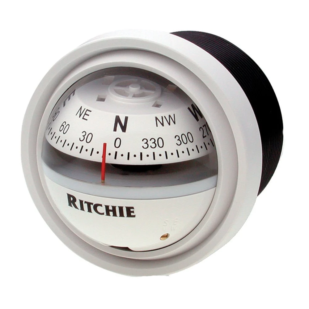 Ritchie V-57W.2 Explorer Compass - Dash Mount - White – Marine Boat Replacement Part