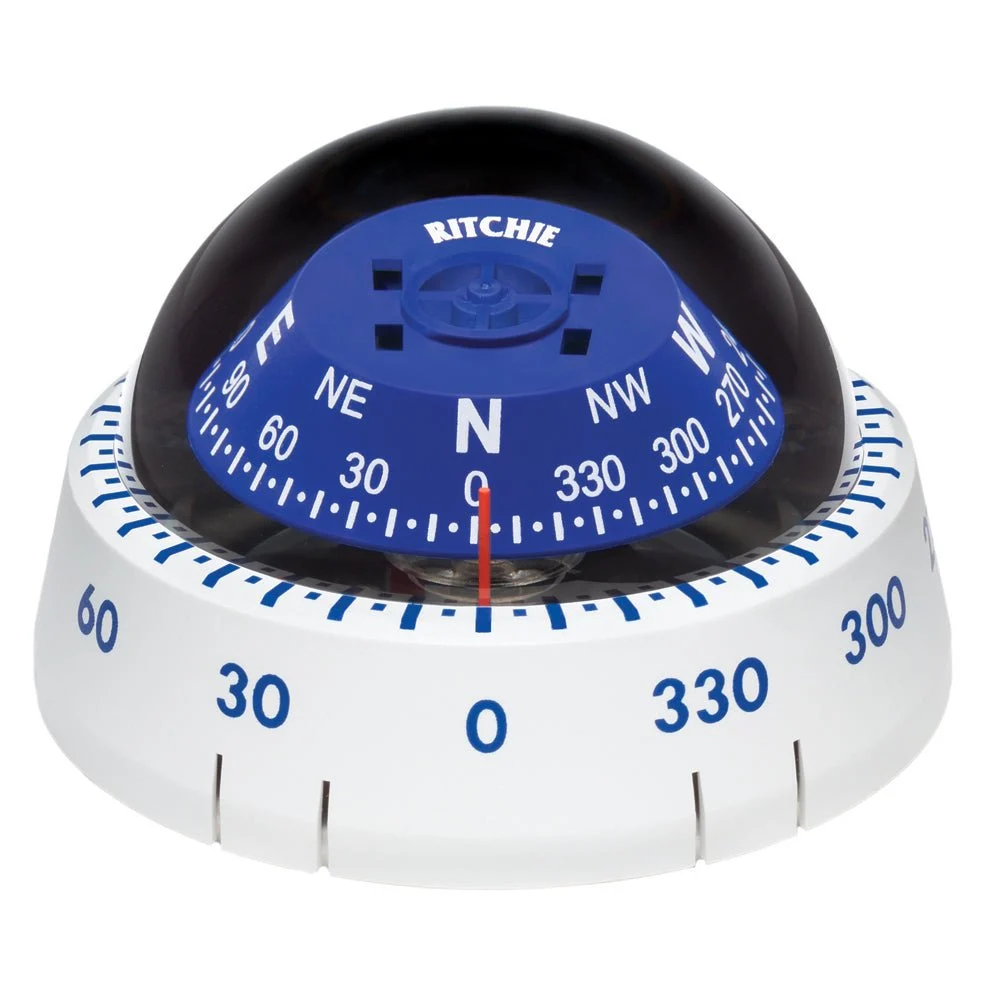 Ritchie XP-99W Kayaker Compass - Surface Mount - White – Marine Boat Replacement Part