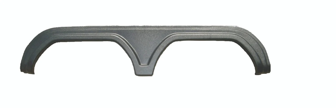 Icon 01616 Tandem Axle Fender Skirt FS764 for Gulf Stream - Black - 1616