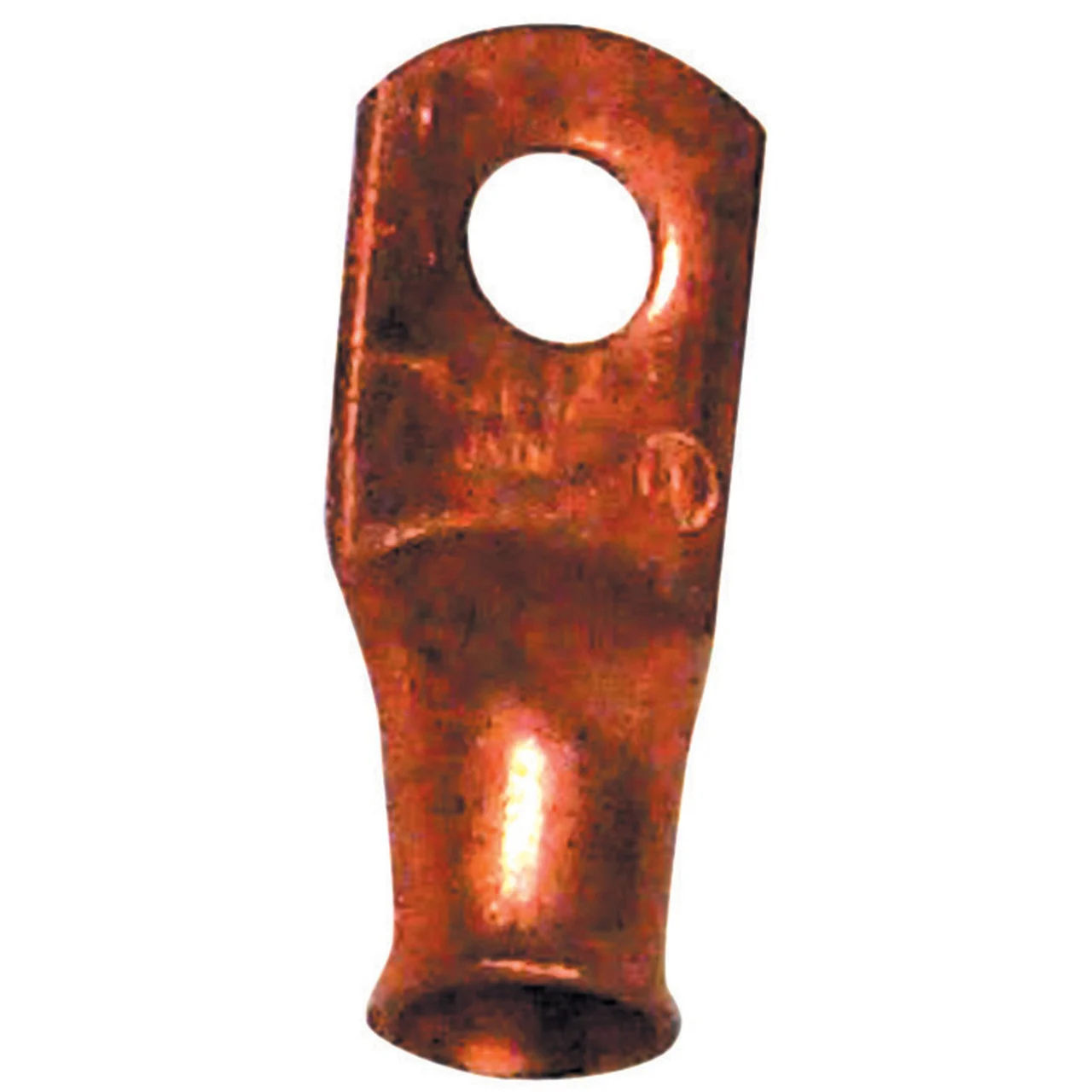 Quick Cable 105058-050 MAX Copper Lug, Straight Unplated - 4 Gauge x 3/8" Stud, 50 PCS - 105058-050