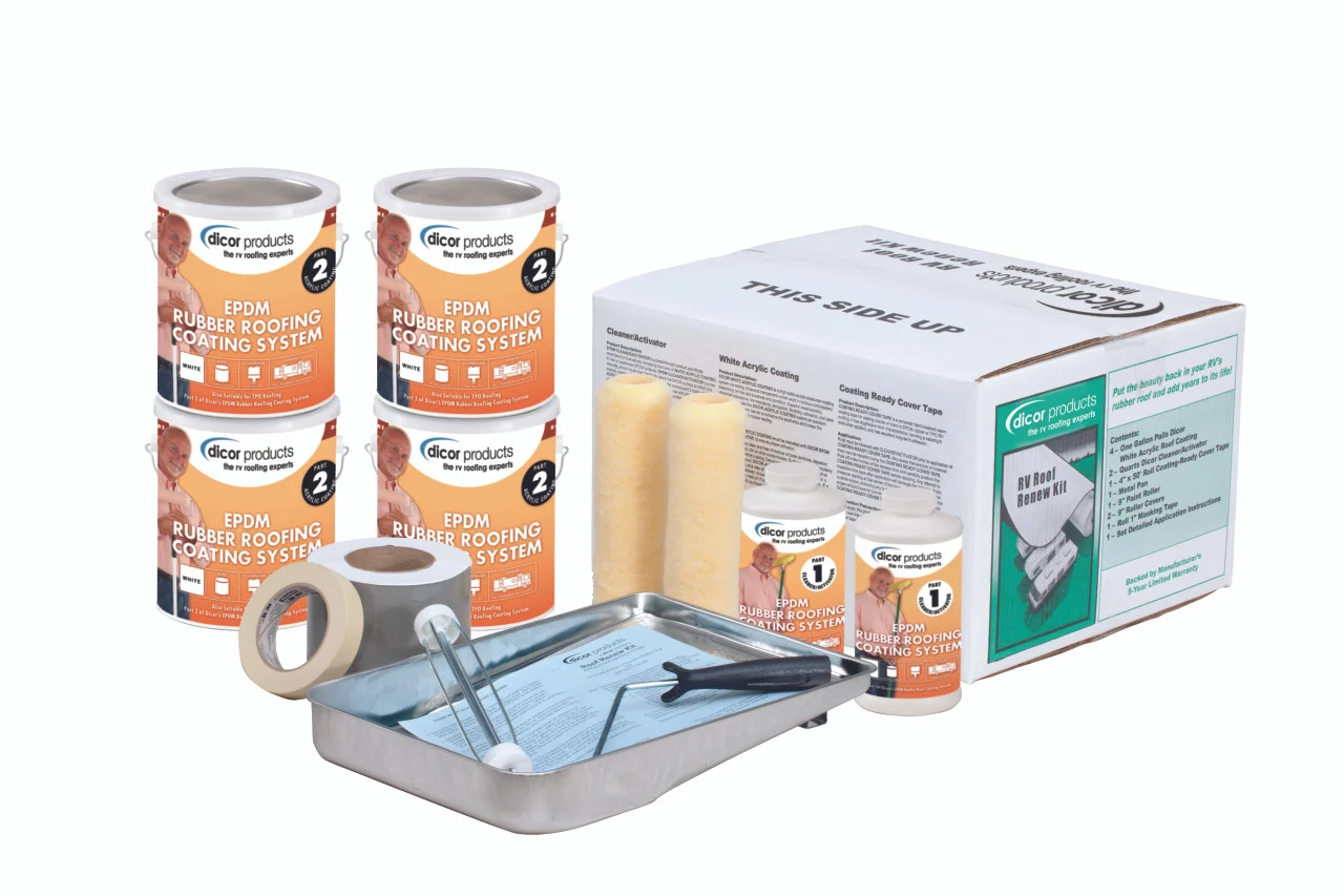Dicor RP-RRK-30 RV Roof Renew Kit - RP-RRK-30