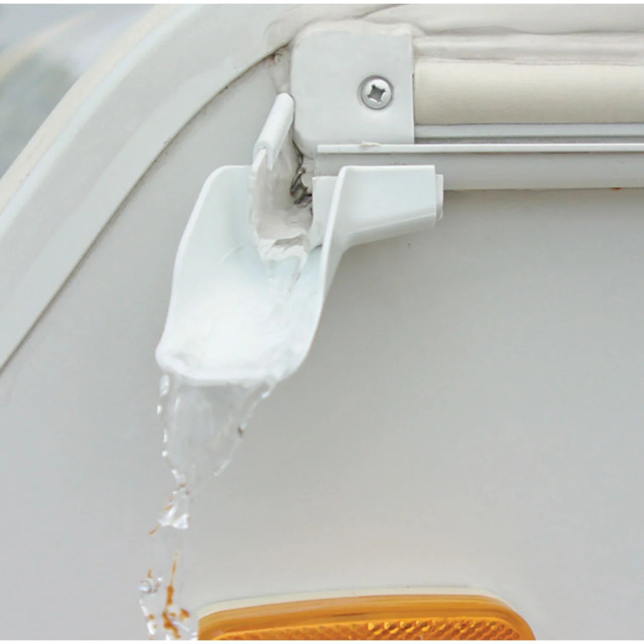 Camco 42123 Gutter Extension - White - 42123