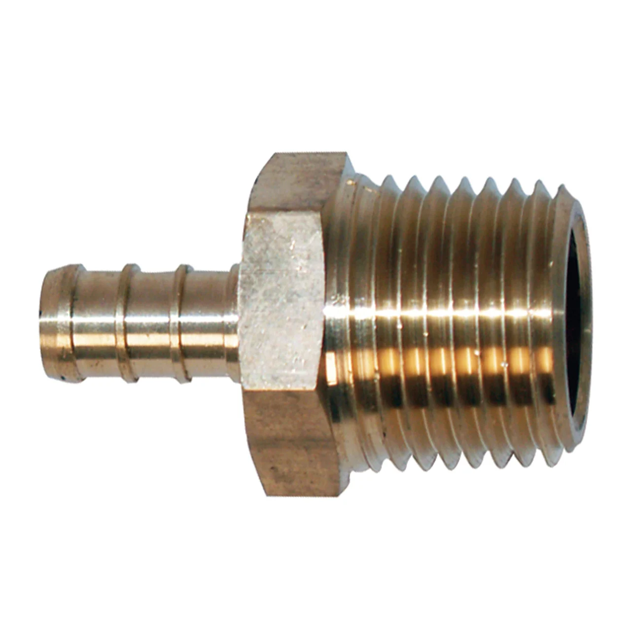 Flair-It 41121 BestPEX Brass Male Adapter - 3/8" x 1/2" MPT - 41121