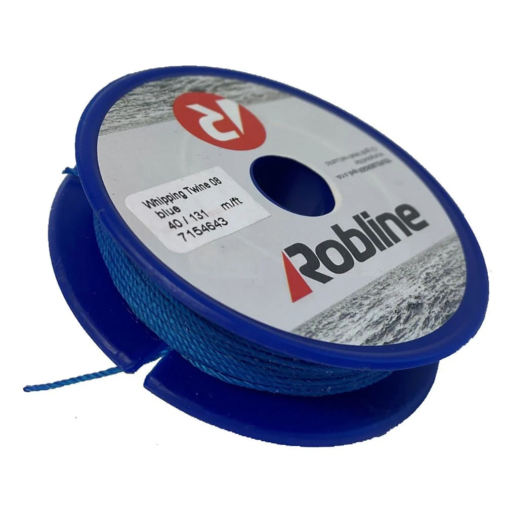 Robline Waxed Whipping Twine - 0.8mm x 40M - Blue – Marine Boat Replacement Part