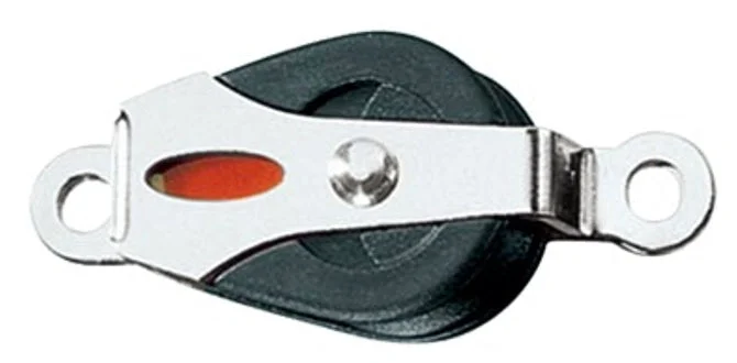 Ronstan Series 20mm Single Cheek BB Block, Rivet Mount